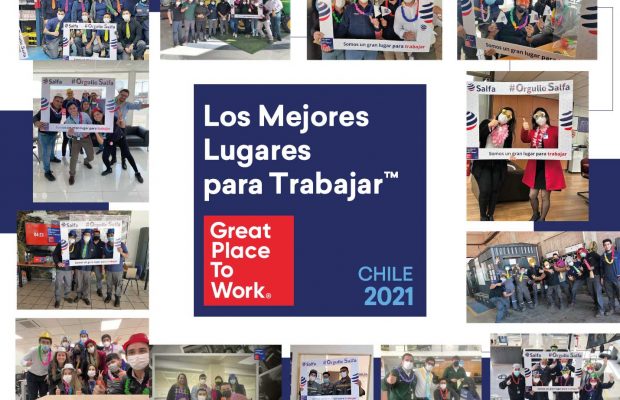 Salfa es reconocida entre las mejores empresas para trabajar en Chile