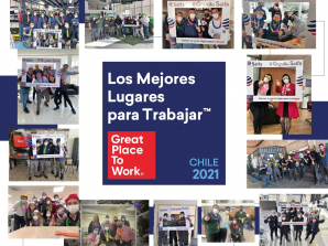 Salfa es reconocida entre las mejores empresas para trabajar en Chile